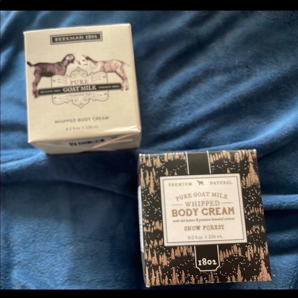 SOLD—Beekman 1802 whipped body cream duo